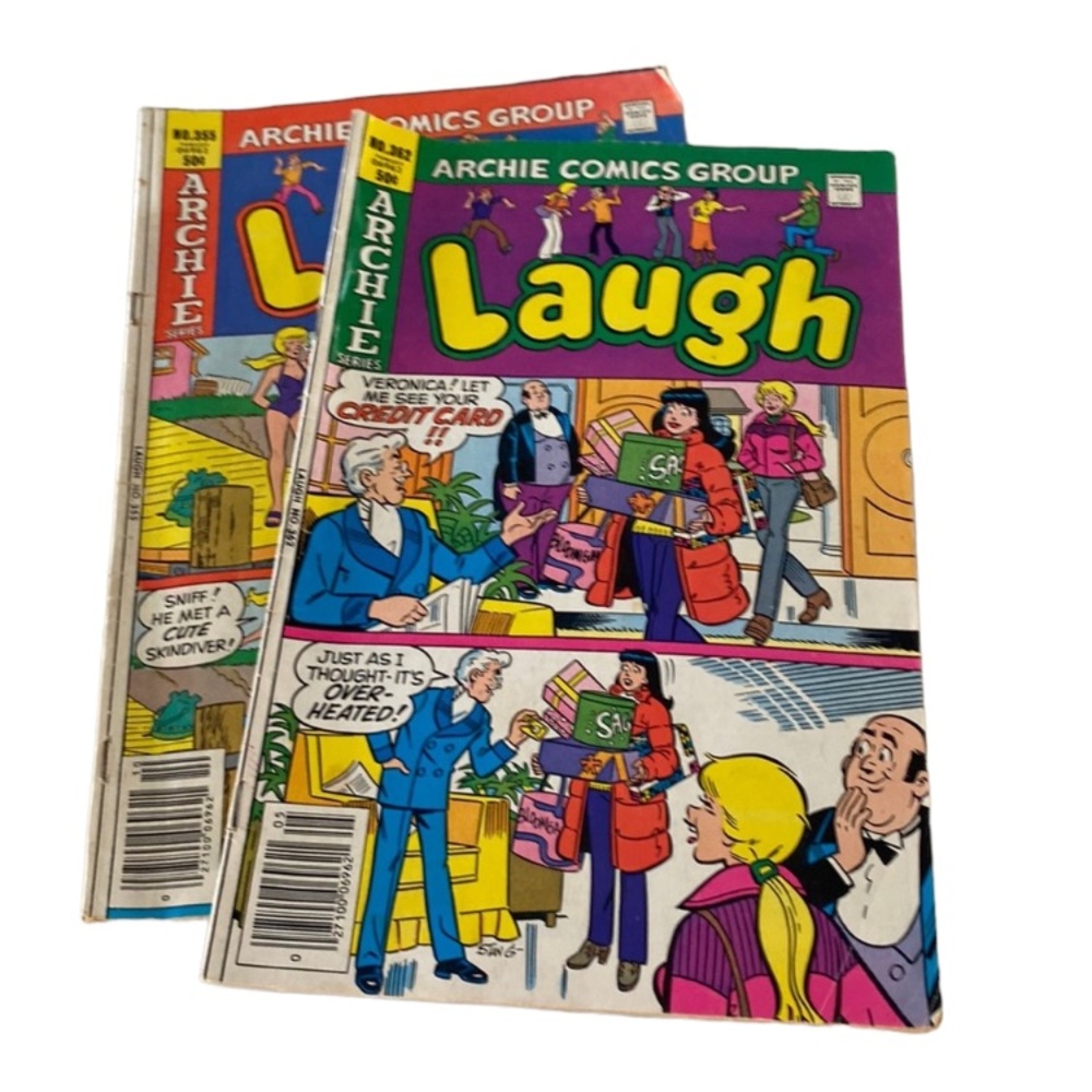 Set of 2 Vintage Laugh Archie Comics Group - Comic Books